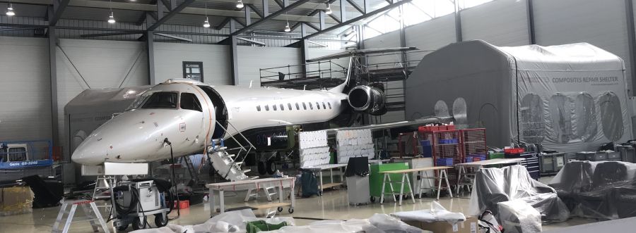 Air Hamburg completes 48M inspection of Embraer Legacy 600